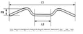Handlebar 1" Chrome Glide 4" Rise With Dimples (Each)