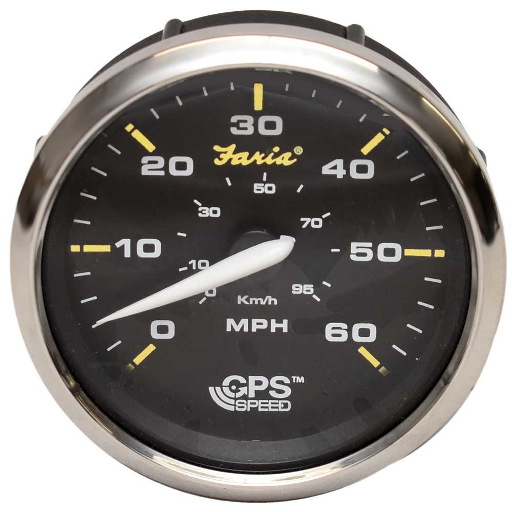 Faria Boat GPS Speedometer Internal Antenna 3 1/4 Inch by Faria