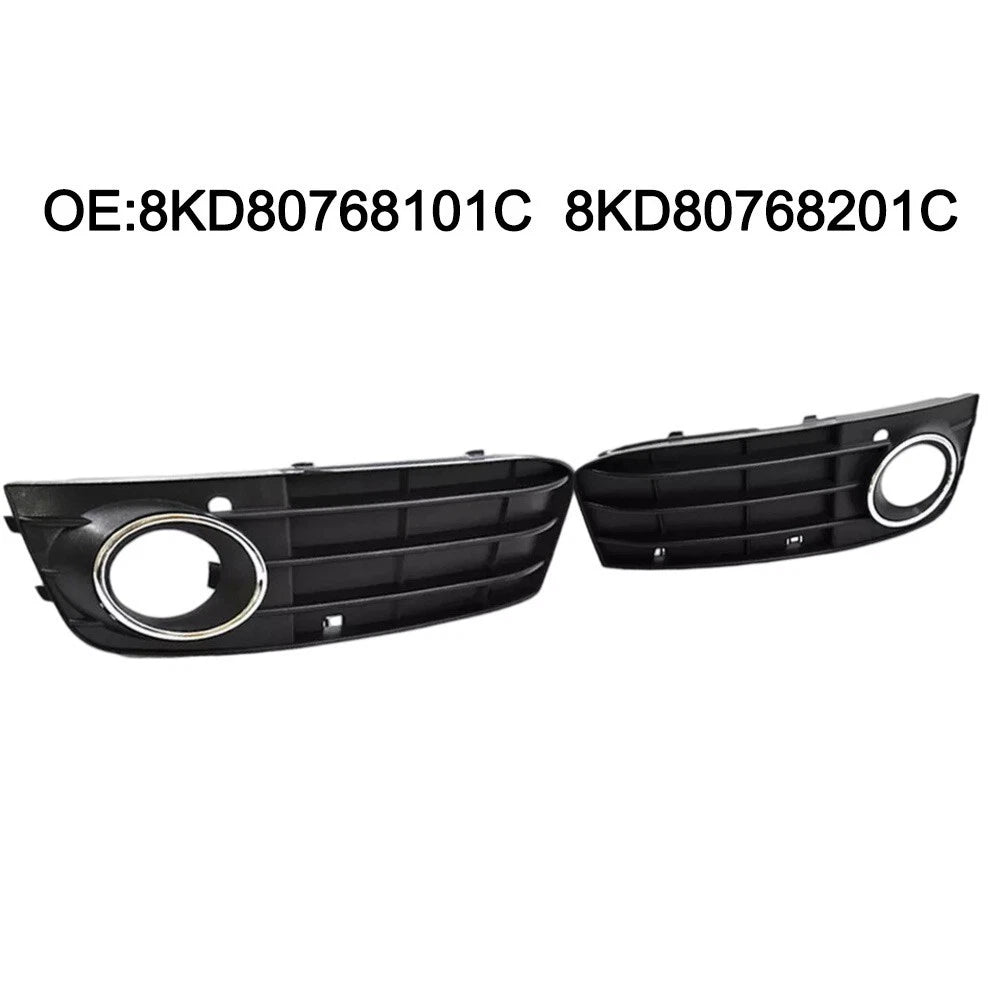 Abs Plastic Fog Light Grille Cover For For A4l B8 2009-2012 Front