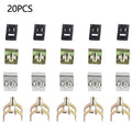 ??Metal Fasteners For Car Panels Trim And Interiors - Pack Of 20