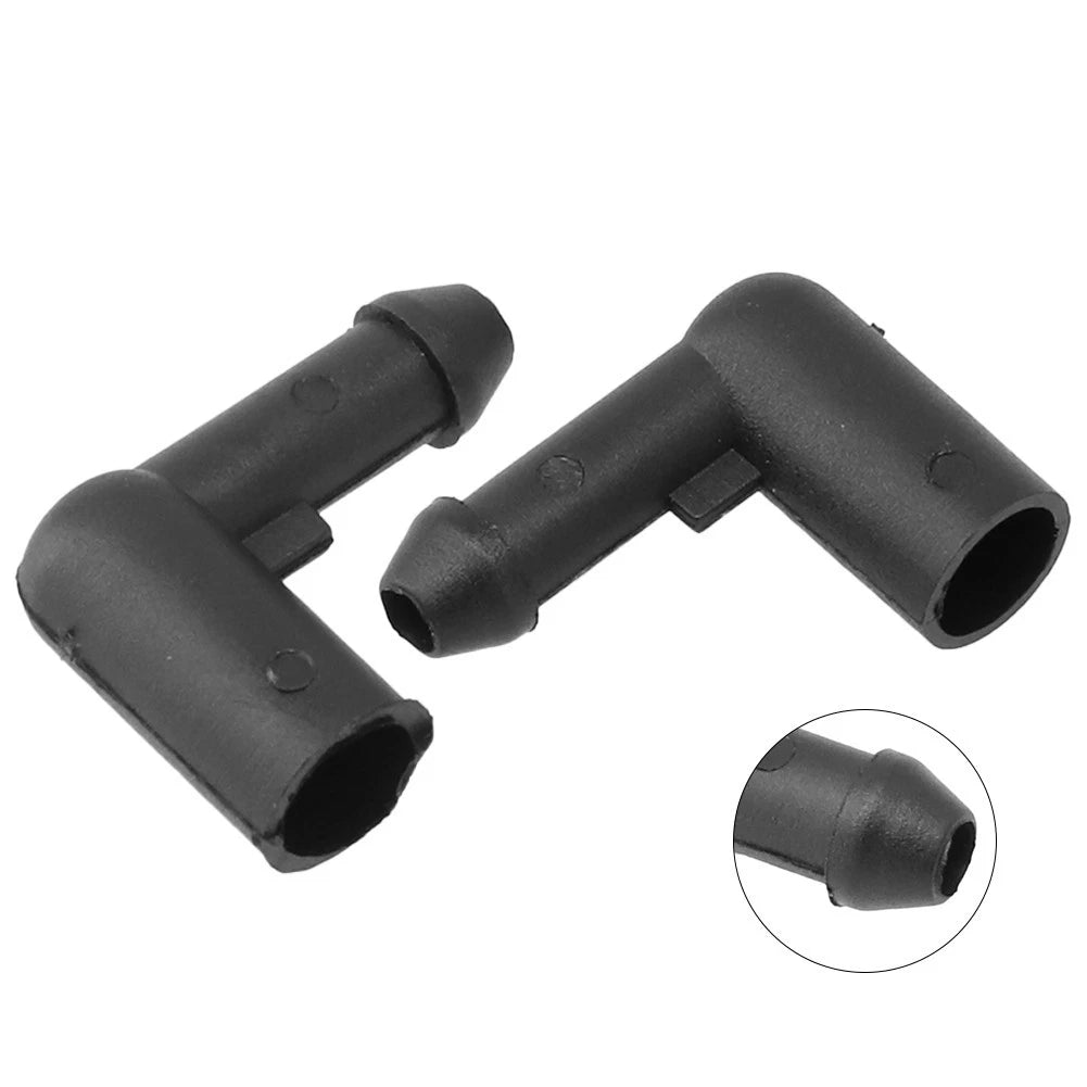 2pcs For Zafira B Astra H90° Windshield Hose Connector 13171805