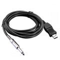 1*usb Guitar Bass To Usb 6.3mm Link Cable Adapter Pc Recording Usb
