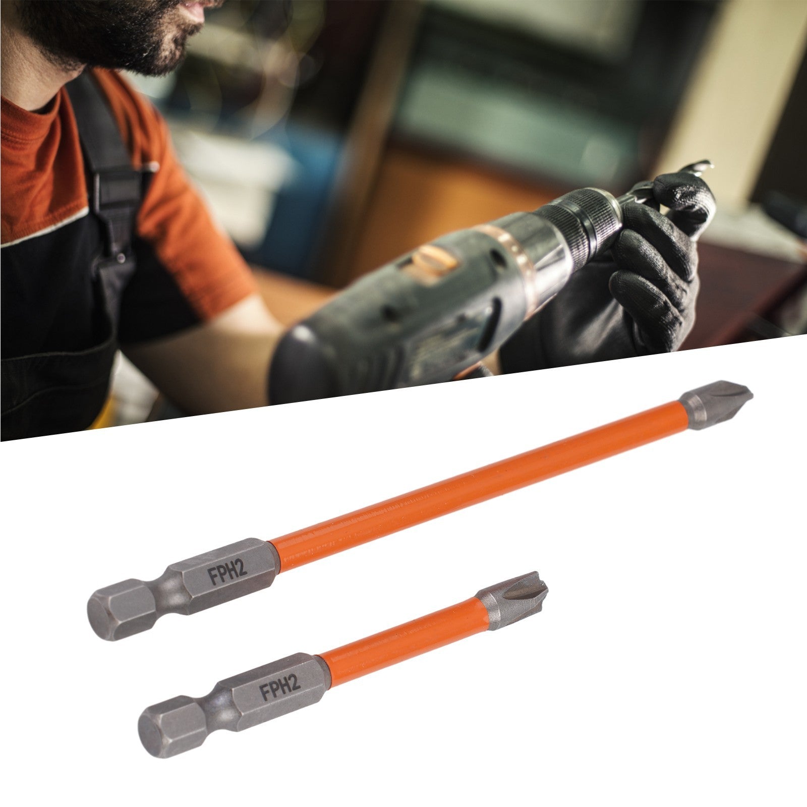 Alloy Steel Slotted Cross Screwdriver Bit