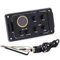 Acoustic Guitar Pickup 4 Band Eq Tuner Preamp With Piezo For Travel