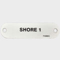 Label Tag Marquis Shore 1 White Plastic by Marquis
