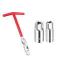 T-handle Swivel Spark Plug Wrench Kit 16mm 21mm Socket For Lawn Mower