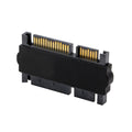 Black Sata 22pin 7+15 Male To Sata 22pin 7+15 Male Extension