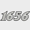 Boat Decal Sticker G3 DLX 1656 Silver Black by G3