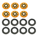 6 Friction + 8 Counter Disc Plates Fits Jcb 526-55fs 526le 526s