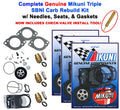 Yamaha Gp1200r Genuine Mikuni Triple Carb Rebuild Kit W Needles,