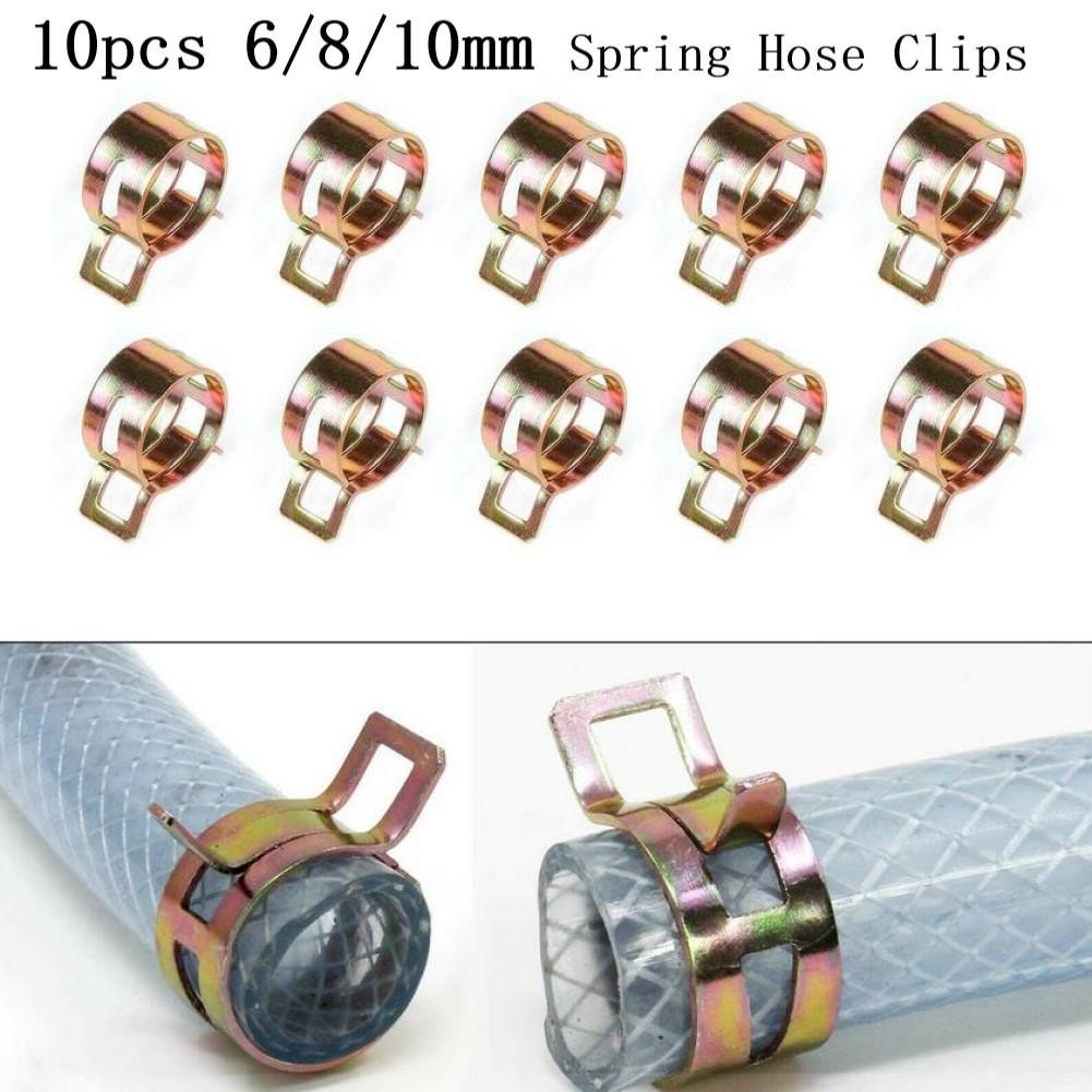 Spring Hose Clips 10pcs Stainless Steel