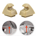 Sun Visor Support Retainer Fastener Clips Beige For Gmc 95994975 2pcs