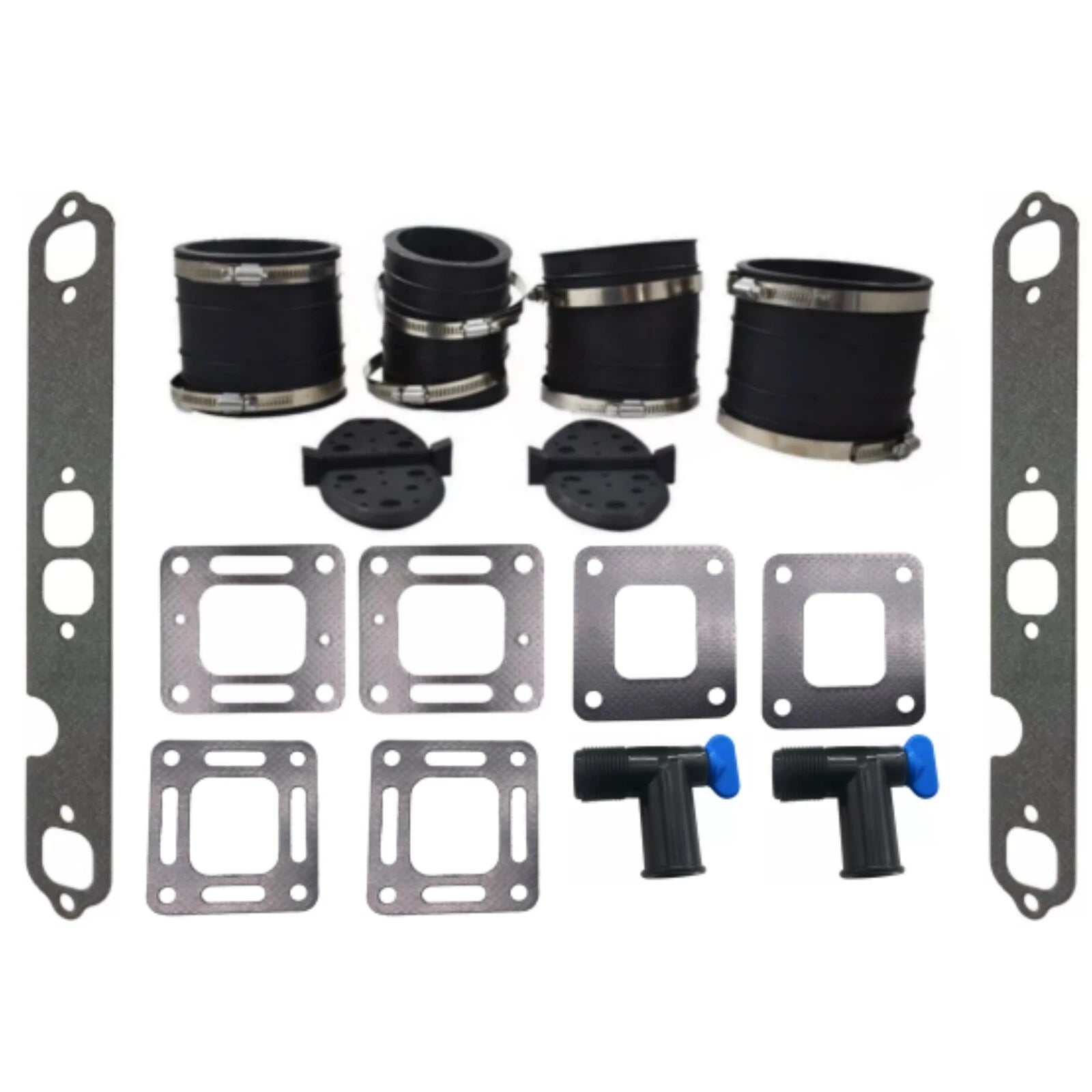 4" Wet Joint Exhaust Bellows Kit For Mercruiser V8 200-320