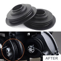 2pc 3.2cm Headlight Dust Cover Cap For Led Hid Xenon/ Halogen Bulb