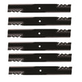 6pk Mulching Blades For 54" Fits Kubota Kommander Zg125s Z125e Zg127s