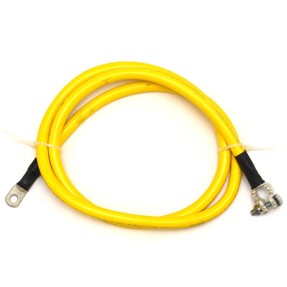 Boat Battery Cable Yellow 1/0 AWG 5 Ft