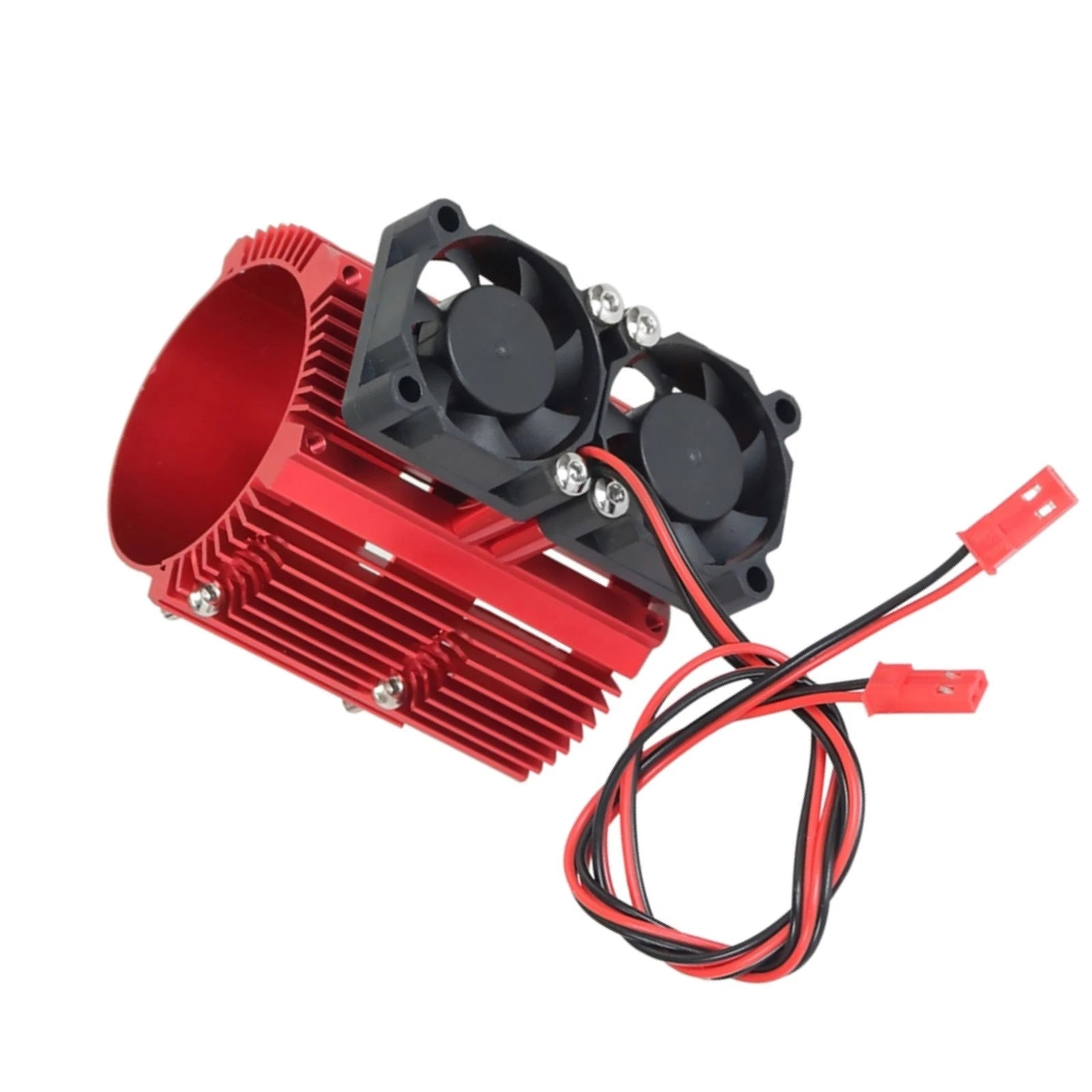 41-43mm Metal Motor Cooling Fan Red Adjustable Radiators For 1/8 1/10