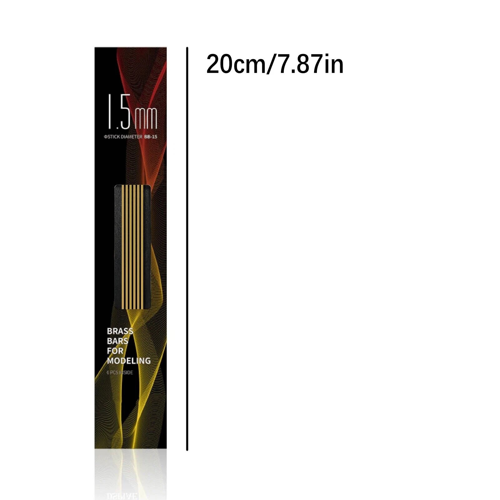 0.5-3.0mm Modeling Hobby Brass Bars Rods For Gundam / Military Model