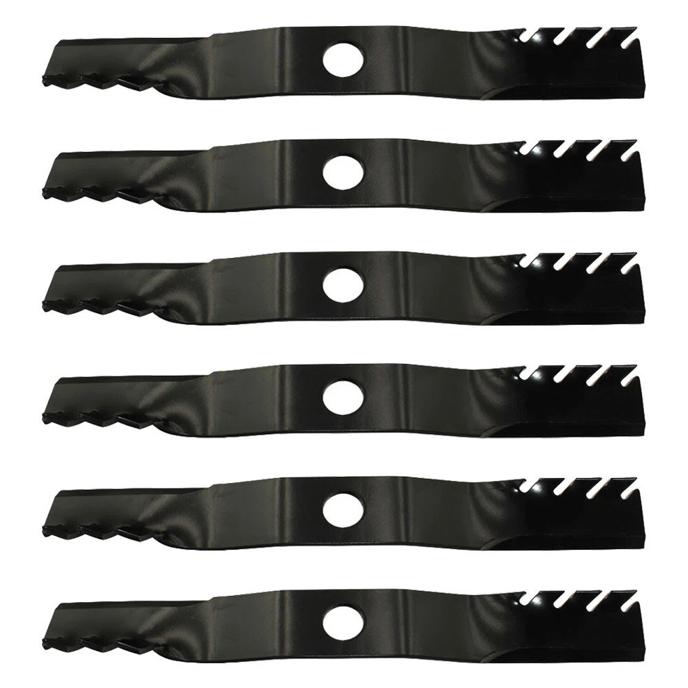 (6) Long Lasting Predator Mower Blade Fits Kubota 60" Cut Mower Deck
