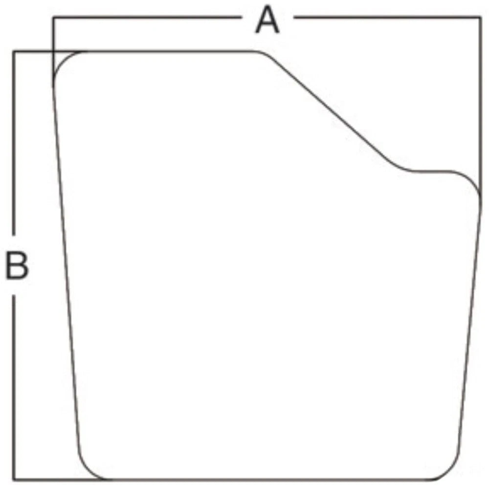 1975195c1 Right Or Left Side Non-venting Door Glass Fits Case Ih 3220