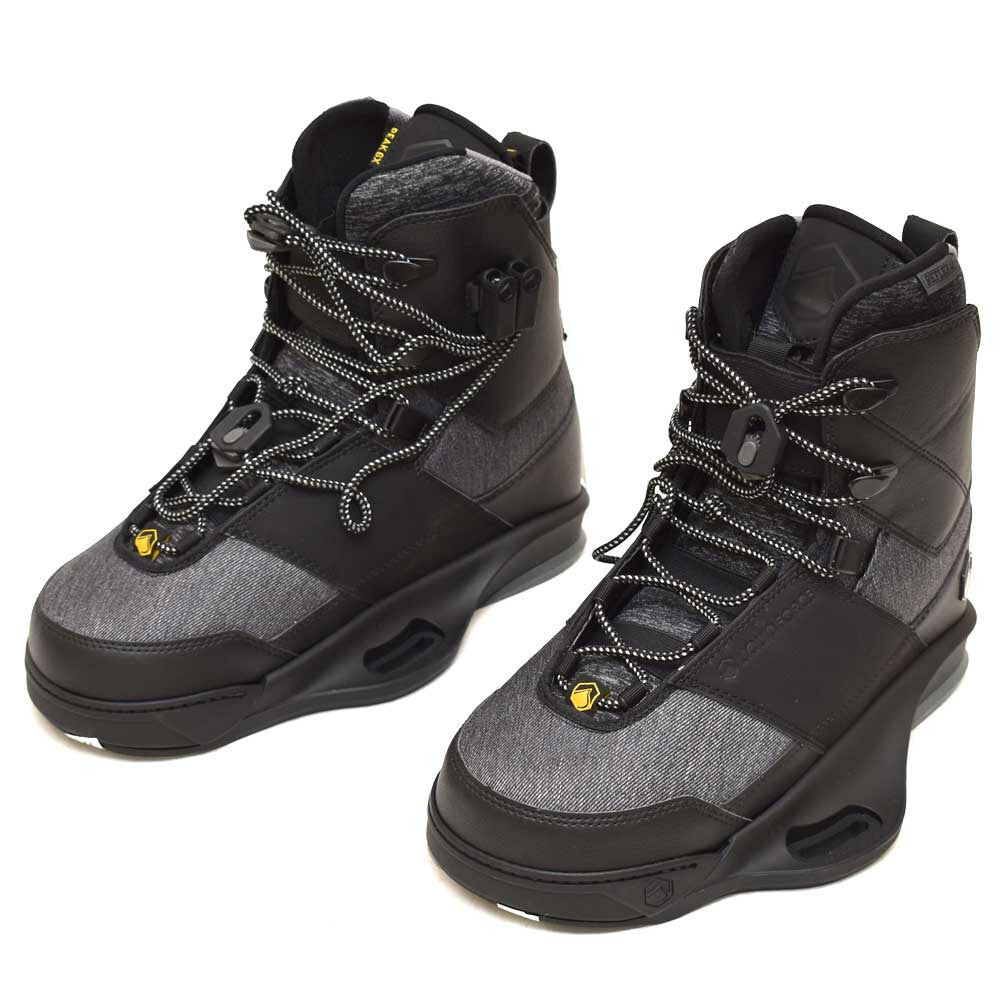Liquid Force Boat Wakeboard Bindings Peak 6X Size 10-11 Black by Liquid Force