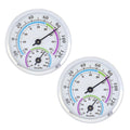 Mechanical Room Temperature Meter 2 Pack Indoor Thermometer