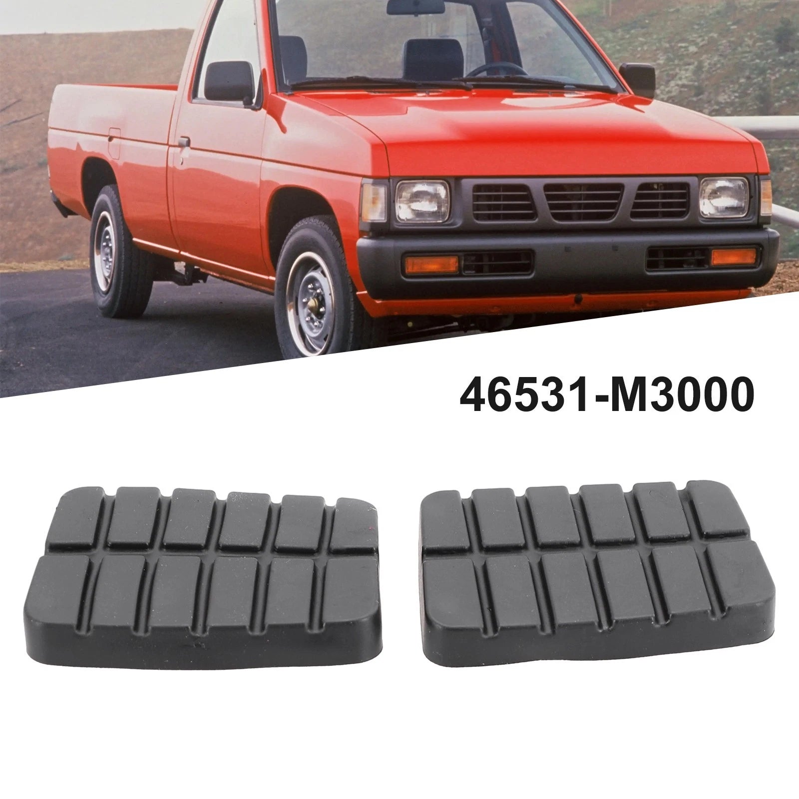 Stylish Brake And Clutch Pedal Pads For Nissan D21 Hardbody Easy