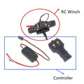 Rc Crawler Metal Winch For 1:10 Scale Scx10 Iii Axi03007 90046 Remote