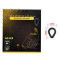 20pcs Carbon Steel Tear Drop Rig Rings