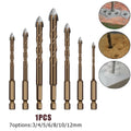 14 Hex Shank Cross Tile Bits