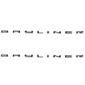 Boat Brand Decal Bayliner Black Logo Stickers by Bayliner