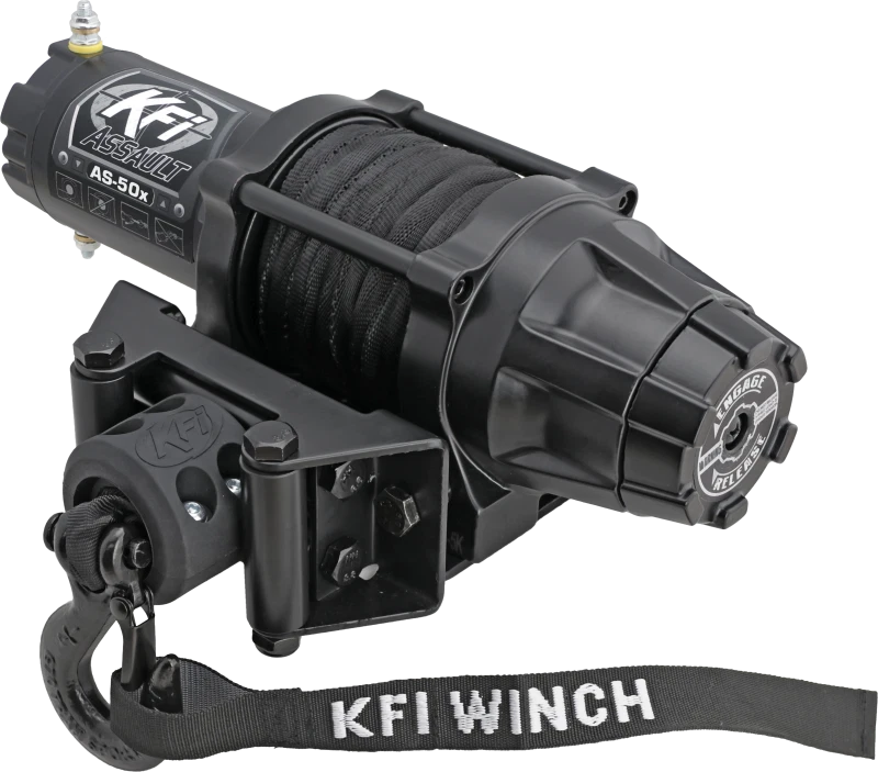 Kfi Assault Series Winch 5000 Lbs. - Synthetic Cable