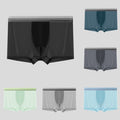 Men Underwear Mesh Boxer Shorts