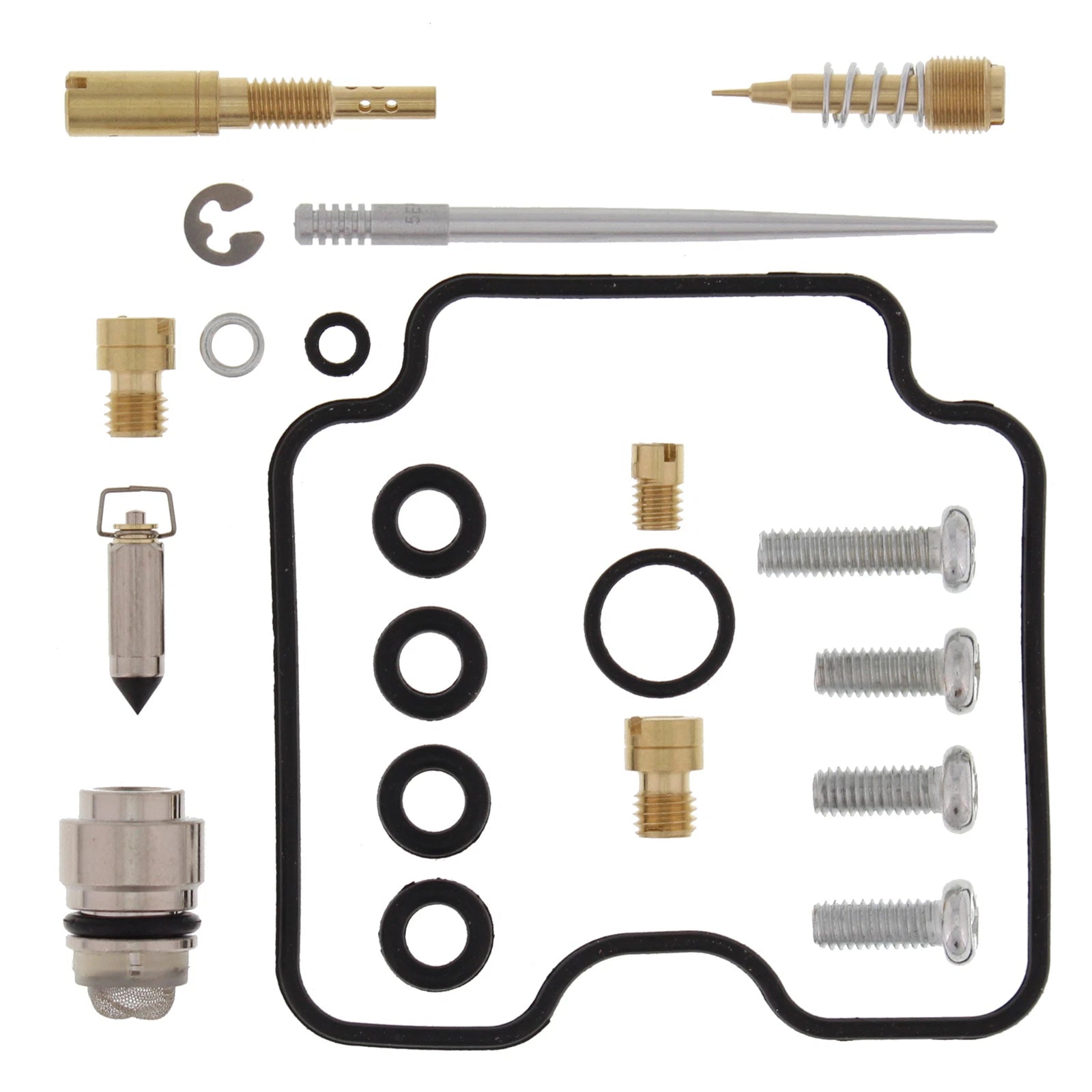 Carb Carburettor Repair Kit For Yamaha Yfm 450 Fwa Grizzly Irs 2011