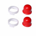 Red Rubber Oil Bulb Cups for Carburetors