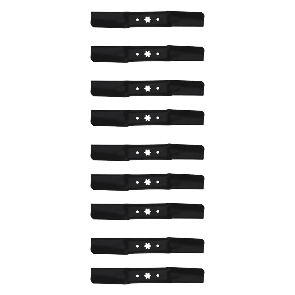 Nine (9) Xt1 Mower Blades - Xt1 Models Gt50 Lt50, Lx50 - 50'' Fits
