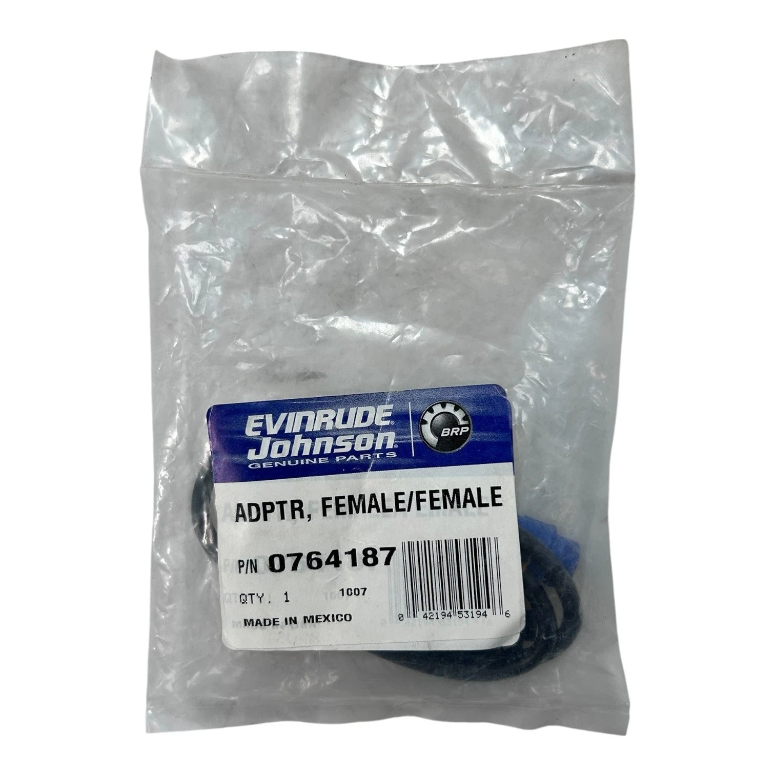 Evinrude Johnson Brp 0764187, Blue Nmea Female To Female Adapter