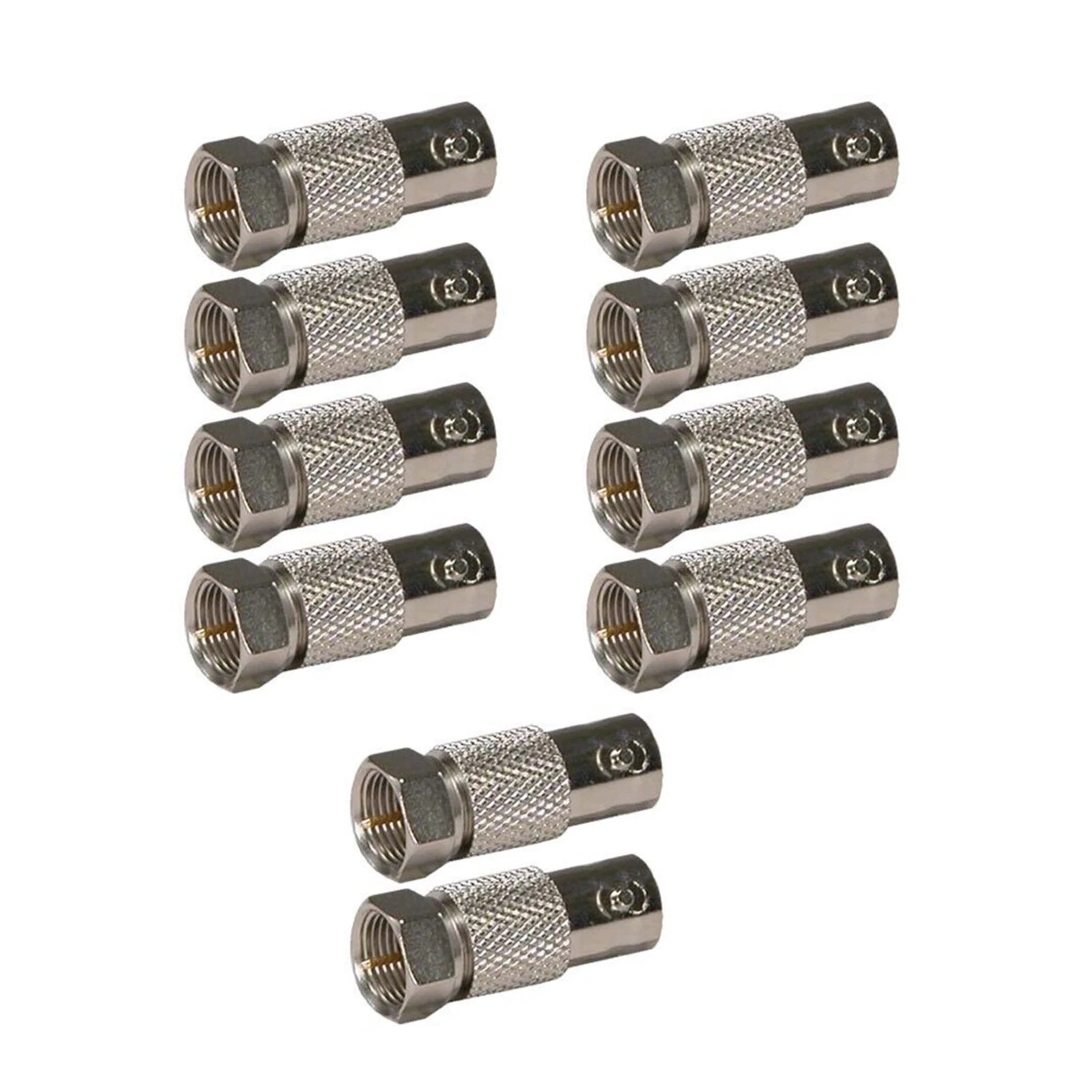 New Bnc Female To F Type Male Rf Coax Coaxial Cable Adapter Connector
