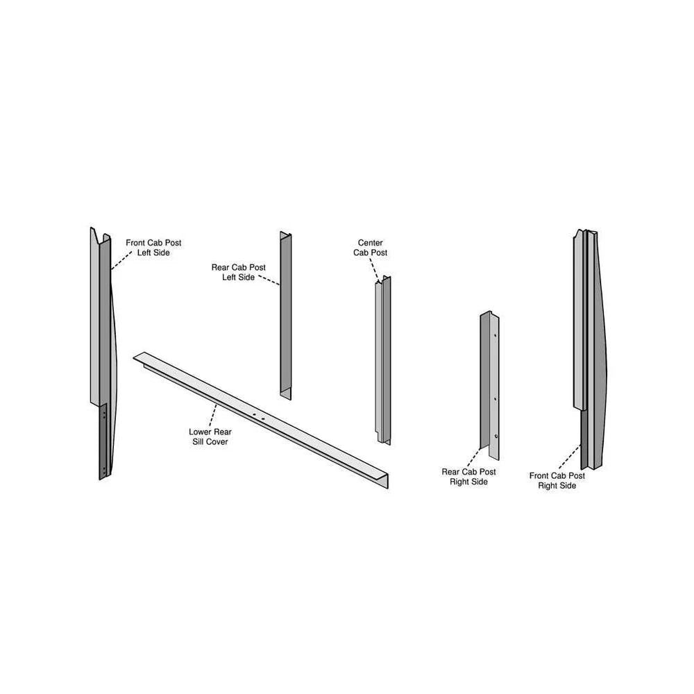 Fits Case Ih 71-89 Magnum Series Corner Post Kit