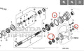 Lower Unit Oil Seal Kit for Honda BF75D/BF90D (2001-2006)