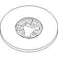 H206016 Sheave Half, Inner; Fan Driver, Std. Speed