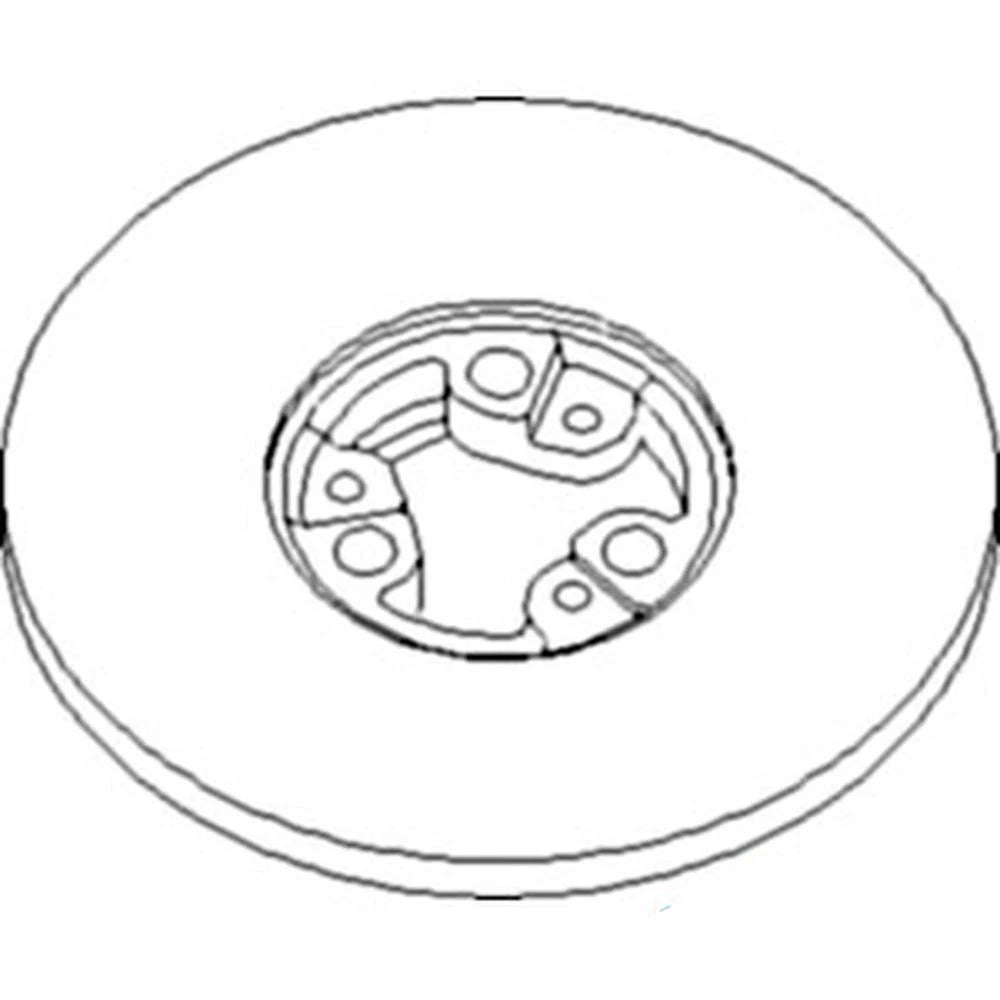 H206016 Sheave Half, Inner; Fan Driver, Std. Speed
