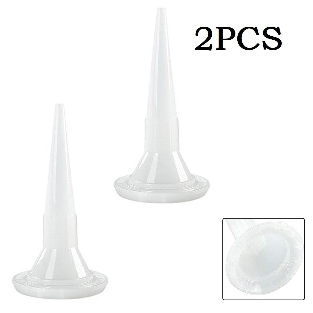 Caulking Nozzle 2pcs Plastic Practical