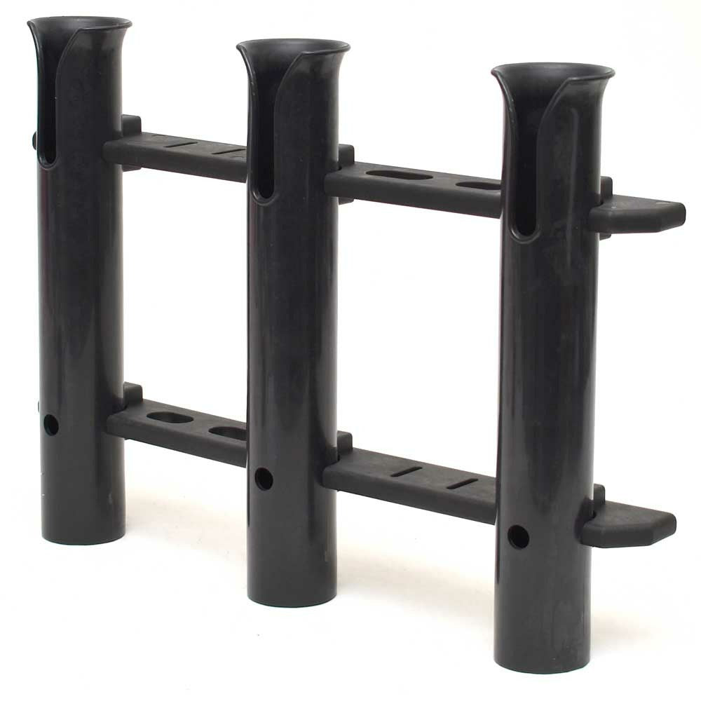 Marine Depot Boat Triple Rod Holder 0 Degree Plastic by Marine Depot