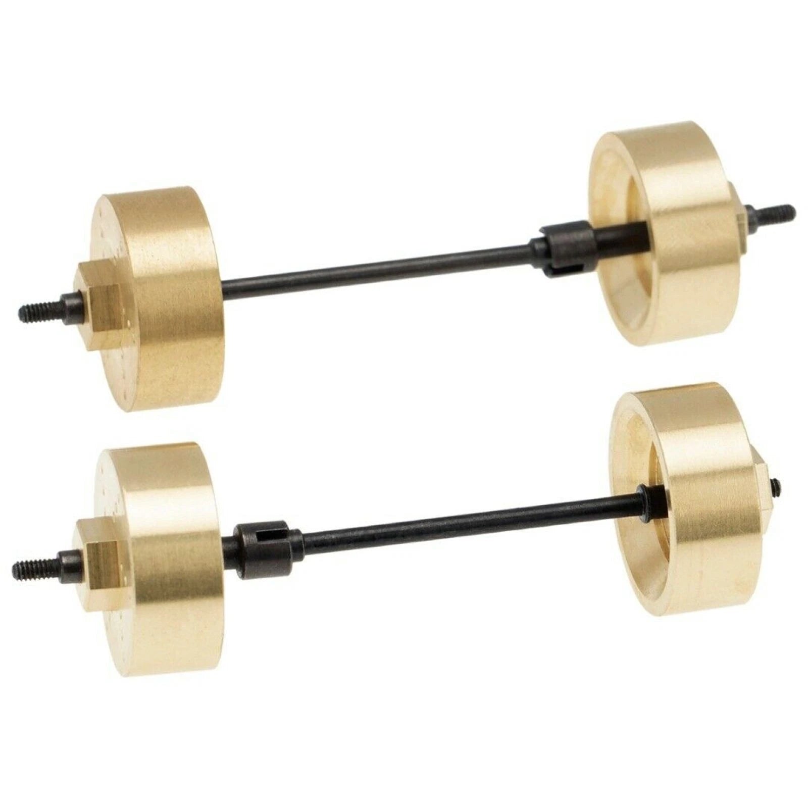 1:24 6mm Brass Widened Wheel Hub Counterweights For Axial Scx24 90081