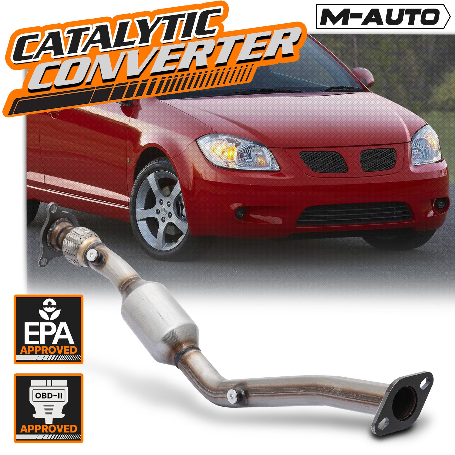 Stainless Steel Exhaust Catalytic Converter for 2005-2007 Cobalt