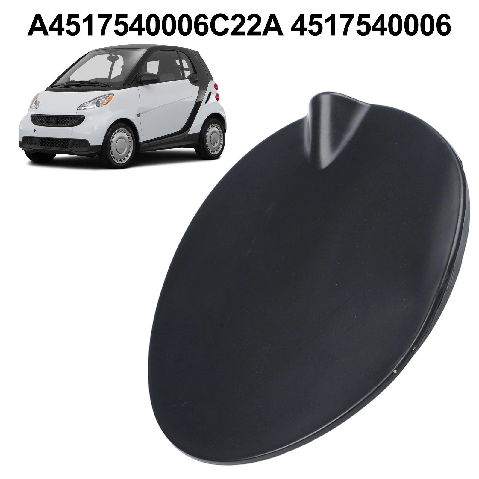 Fuel Door Lid Gas Cap For Merceds For Smart Fortwo 08-15 Plastic