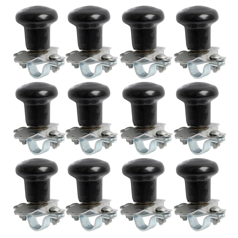 R3276 Box Of 12 Black Steering Wheel Spinners