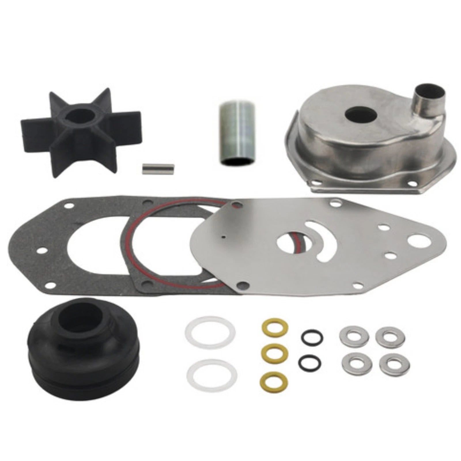 Water Pump Impeller Kit For Mercury 50 55 60 Hp 2-str - 46-812966a11
