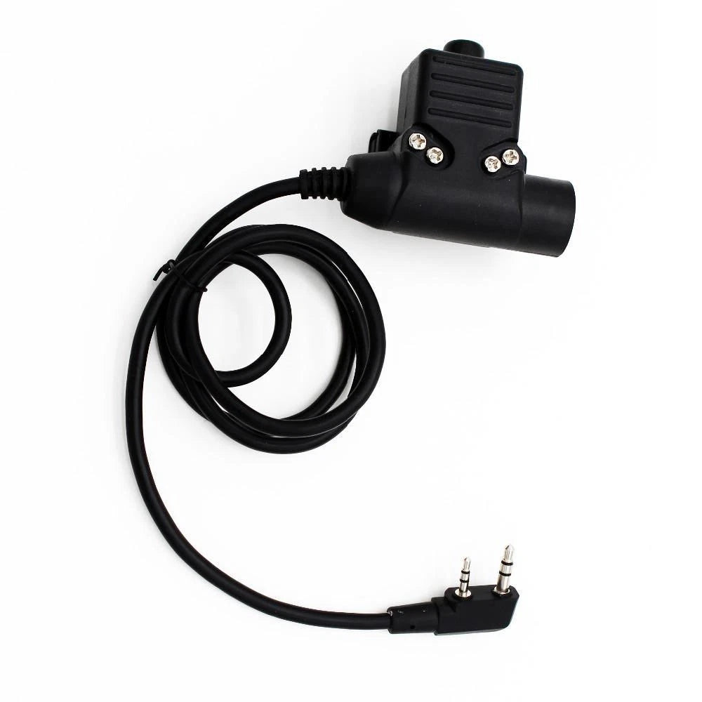 U94 Ptt Adapter For Real Steal Rs Headsets For Kenwood Plug Replace